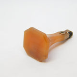 George III 9ct Rose Gold Carved Red Carnelian Agate Fob Seal Antique c1820