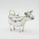 Victorian Sterling Silver Large Cow Creamer Jug Antique 1892 Import London