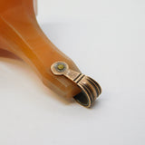 George III 9ct Rose Gold Carved Red Carnelian Agate Fob Seal Antique c1820