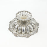 Edwardian Sterling Silver Pierced Large Pedestal Sweet Treat Dish 1904 Antique