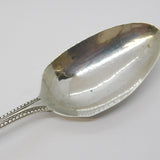 Hester Bateman George III Sterling Silver Beaded Tablespoon Antique 1778 London