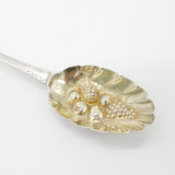 Hester Bateman Sterling Silver Berry Spoon Antique 1787 London Georgian