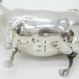 Victorian Sterling Silver Large Cow Creamer Jug Antique 1892 Import London