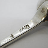 Hester Bateman George III Sterling Silver Beaded Tablespoon Antique 1778 London