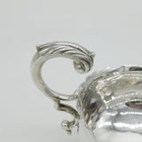 George III Sterling Silver Scrolled Sauce or Gravy Boat Antique 1762 London