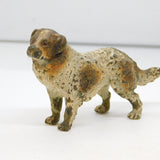 19th Century Cold Painted Vienna Bronze Sheep Dog Figurine Antique c1860