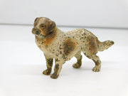 19th Century Cold Painted Vienna Bronze Sheep Dog Figurine Antique c1860