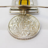 British Ashantee Medal Sterling Silver Place Setting Conversion Antique 1907 London
