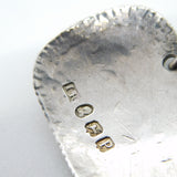George III Sterling Silver Bright Cut Sherry Decanter Label Antique 1810 London