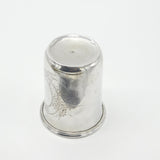 Austro-Hungarian '13 Loth' .81 Grade Silver Beaker or Cup Antique c1850 Weiss