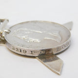 British Ashantee Medal Sterling Silver Place Setting Conversion Antique 1907 London