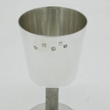 Irish Studio Sterling Silver Wine Goblet Vintage 1973 Dublin Michael Hilliar