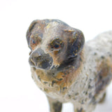 19th Century Cold Painted Vienna Bronze Sheep Dog Figurine Antique c1860