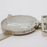 British Ashantee Medal Sterling Silver Place Setting Conversion Antique 1907 London