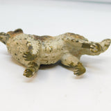 19th Century Cold Painted Vienna Bronze Sheep Dog Figurine Antique c1860