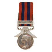 Indian General Service Medal 1854 Sterling Silver Place Setting Conversion 1907 London
