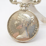 Indian General Service Medal 1854 Sterling Silver Place Setting Conversion 1907 London