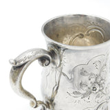 George II Sterling Silver Engraved Tankard 1755 London Richard Gurney & Co.