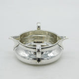 Victorian Sterling Silver Double Spout & Handled Cream Jug Antique 1897 London
