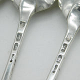 Hester Bateman George III Set of Six Sterling Silver Tablespoons Antique 1774 London