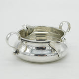 Victorian Sterling Silver Double Spout & Handled Cream Jug Antique 1897 London