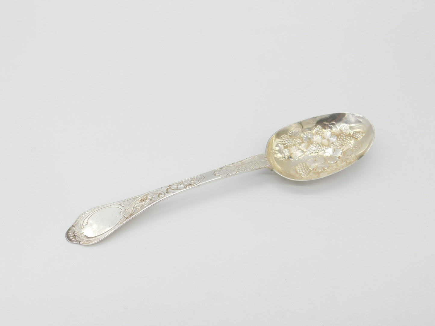 Queen Anne Britannia Silver Dog Nose Spoon Richard Hutchinson 1708 of Colchester