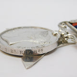 Indian General Service Medal 1854 Sterling Silver Place Setting Conversion 1907 London