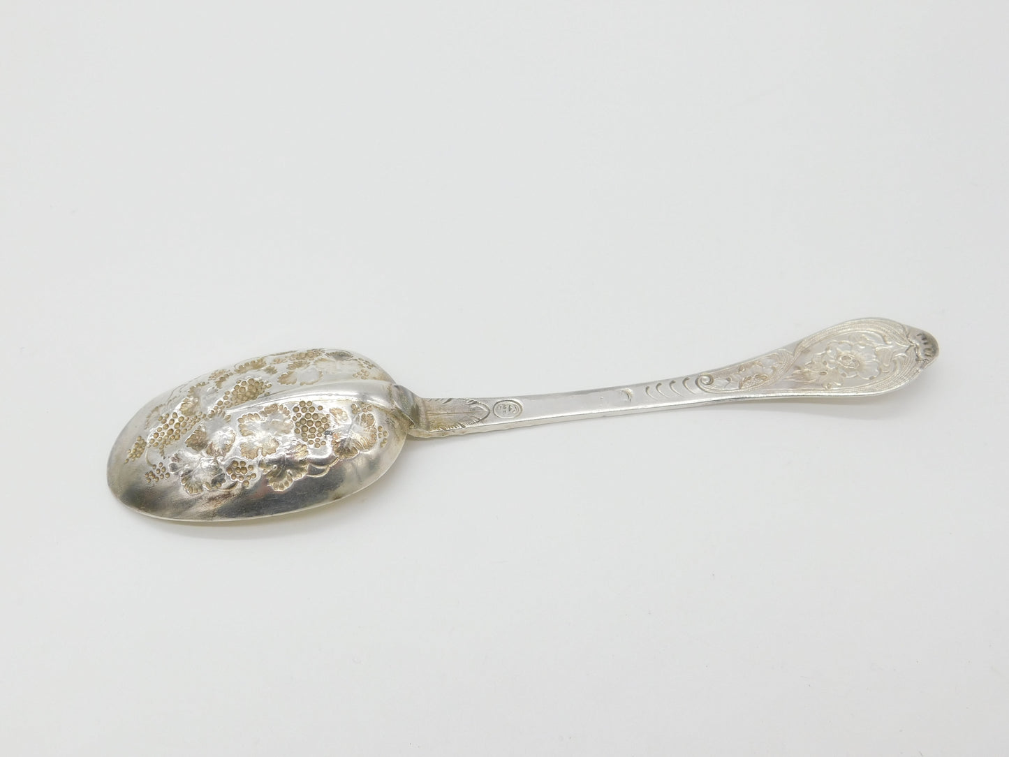 Queen Anne Britannia Silver Dog Nose Spoon Richard Hutchinson 1708 of Colchester