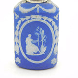 18th Century Silver Topped Wedgwood Jasperware Scent Bottle Antique c1790s