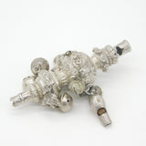 Victorian Sterling Silver Baby Whistle & Rattle 1867 Birmingham George Unite