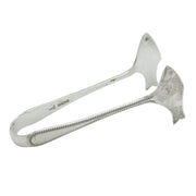 Victorian Pair of Fish Form Sterling Silver Sardine Tongs Antique 1894 Sheffield