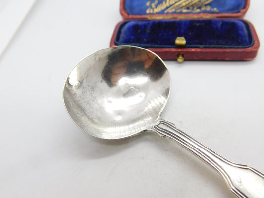 Georgian Sterling Silver Tea Caddy Spoon 1815 London Thomas Wallis & Hayne