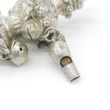 Victorian Sterling Silver Baby Whistle & Rattle 1867 Birmingham George Unite