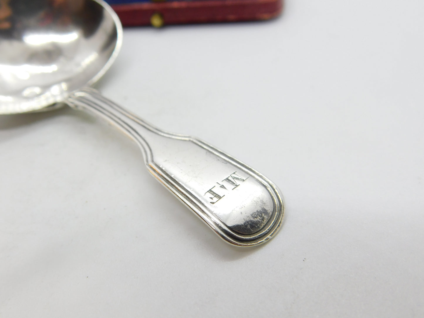 Georgian Sterling Silver Tea Caddy Spoon 1815 London Thomas Wallis & Hayne