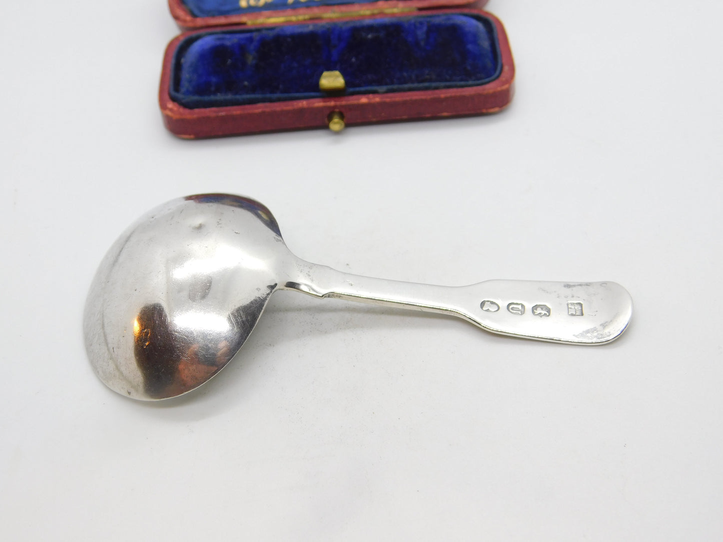 Georgian Sterling Silver Tea Caddy Spoon 1815 London Thomas Wallis & Hayne