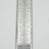 Richard Jarvis Sterling Silver 'Premier Rule' Prime Ministers Ruler Vintage 2003 London