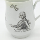 Robert Hancock Worcester King of Prussia Bell Shaped Mug 1757 Antique Georgian