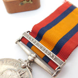 Boer War Queen's South Africa Medal 'TPTR J.H Thornthon, R.A' Antique c1900