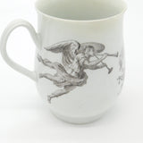 Robert Hancock Worcester King of Prussia Bell Shaped Mug 1757 Antique Georgian