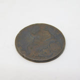King William & Queen Mary Half Penny Coin Antique 1694 Fair Condition