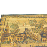 Georgian Napoleonic Prisoner of War Straw Work Trinket Box Antique c1815