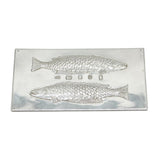 Guild of Handicraft Sterling Silver Fish Pattern Plaque Vintage 1977 London