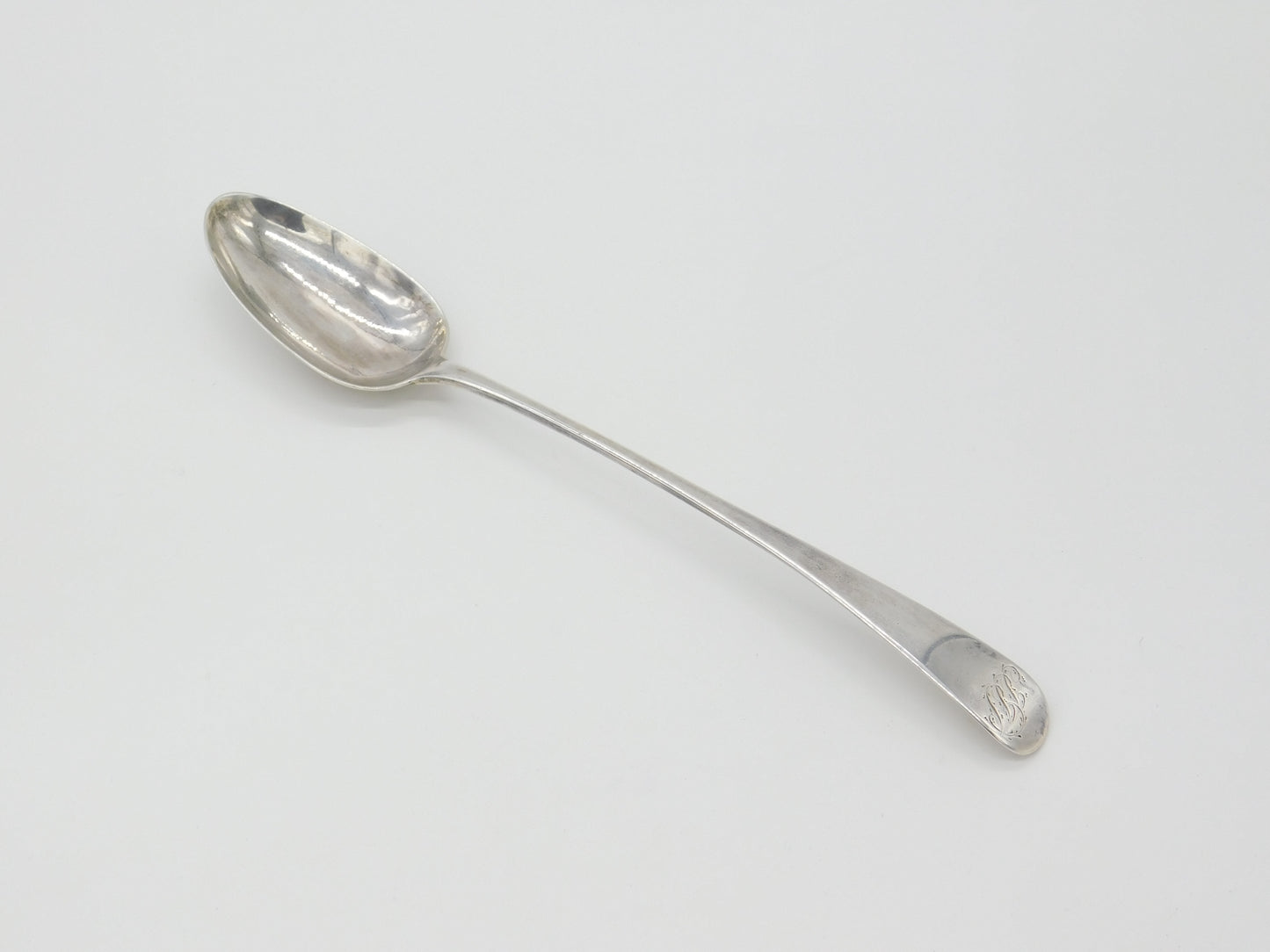 Georgian Sterling Silver Large Basting Spoon Antique 1793 London R. Crossley