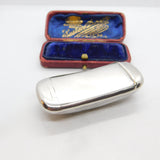 Edwardian Sterling Silver Snuff or Pill Box 1906 Birmingham Horton & Allday