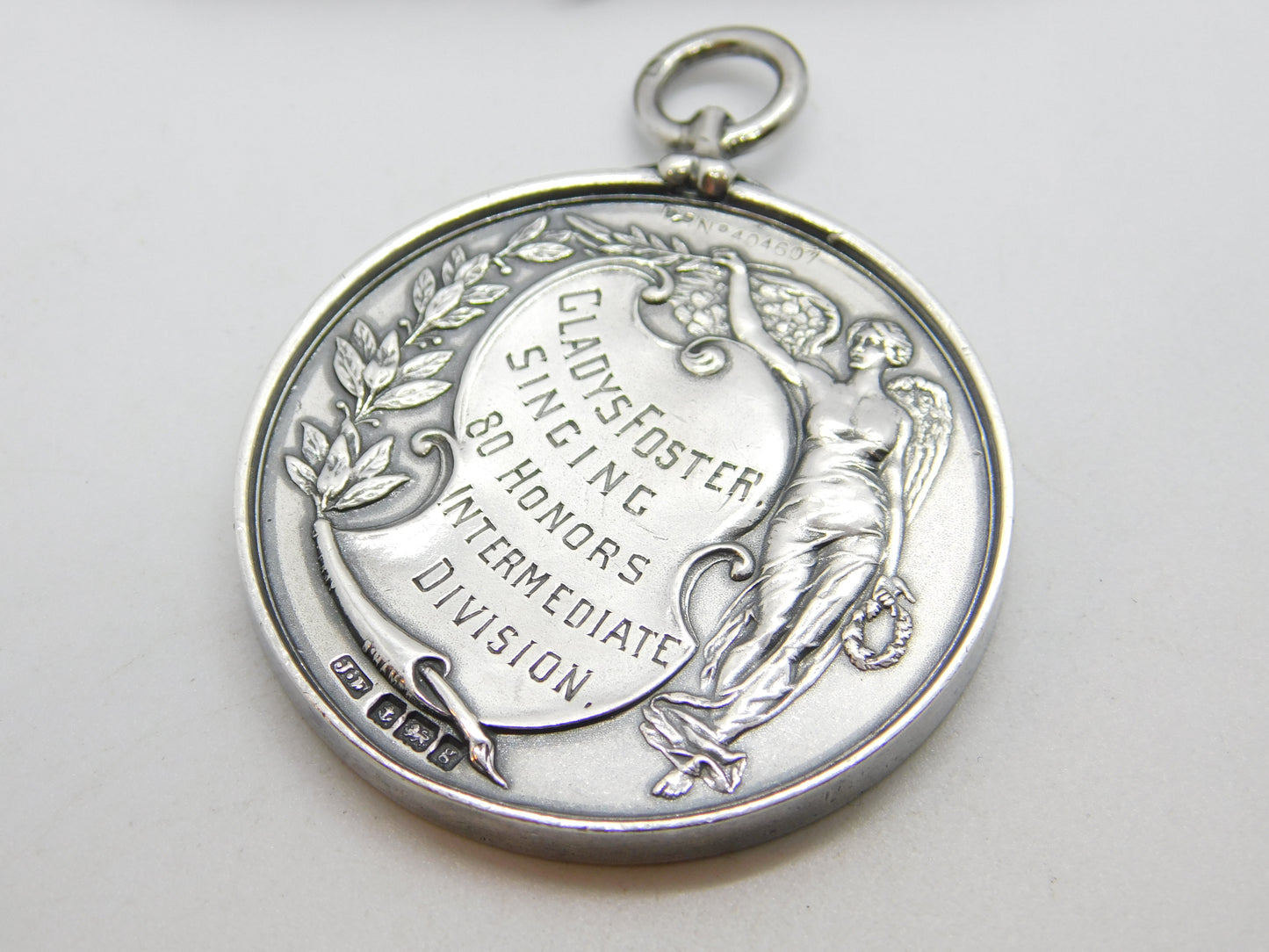 Edwardian Sterling Silver Trinity College London Music Medal 1906 Birmingham