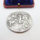 Sterling Silver British Dairy Farmer Association 'Dairying' Medal 1921 Antique