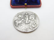 Sterling Silver British Dairy Farmer Association 'Dairying' Medal 1921 Antique
