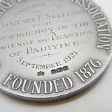 Sterling Silver British Dairy Farmer Association 'Dairying' Medal 1921 Antique
