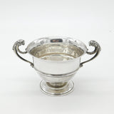 Edwardian Sterling Silver Lion Handle Sporting Trophy Antique 1908 London