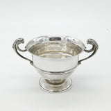 Edwardian Sterling Silver Lion Handle Sporting Trophy Antique 1908 London